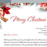 Printable Christmas Letterhead Free Google Docs Template - Gdoc.io with FREE Printable Christmas Letterhead Template