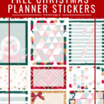 Printable Christmas Planner Stickers - Three Little Ferns - Family throughout FREE Printable Christmas Planner Stickers