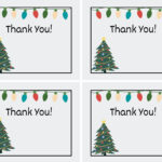 Printable Christmas Thank You Cards For Teachers, Students, Or throughout FREE Printable Christmas Thank You Cards From Teacher