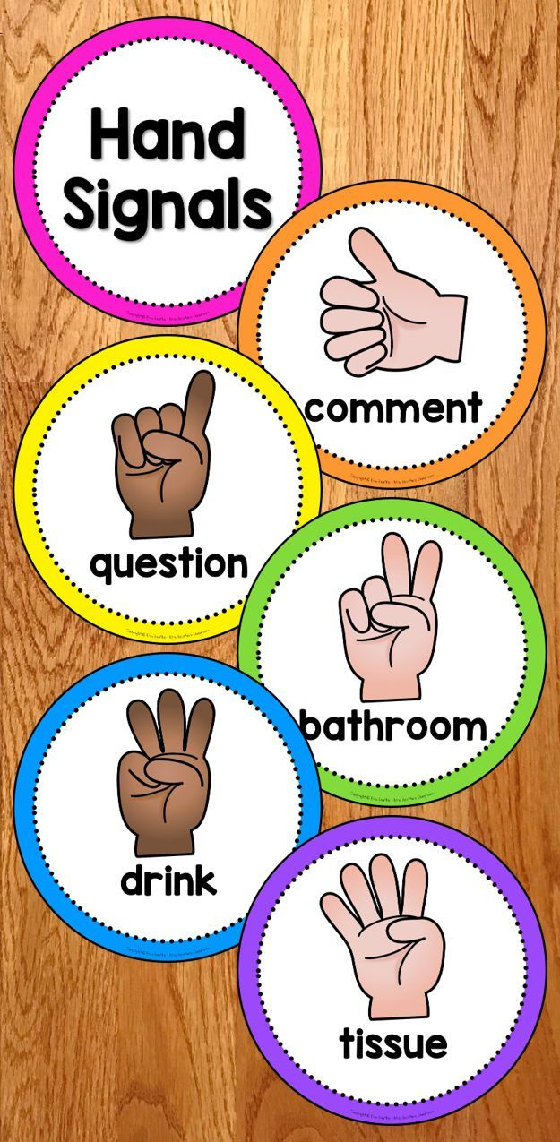 Printable Classroom Sign Language 13 | Theajane | Classroom Hand pertaining to Free Printable Classroom Hand Signals