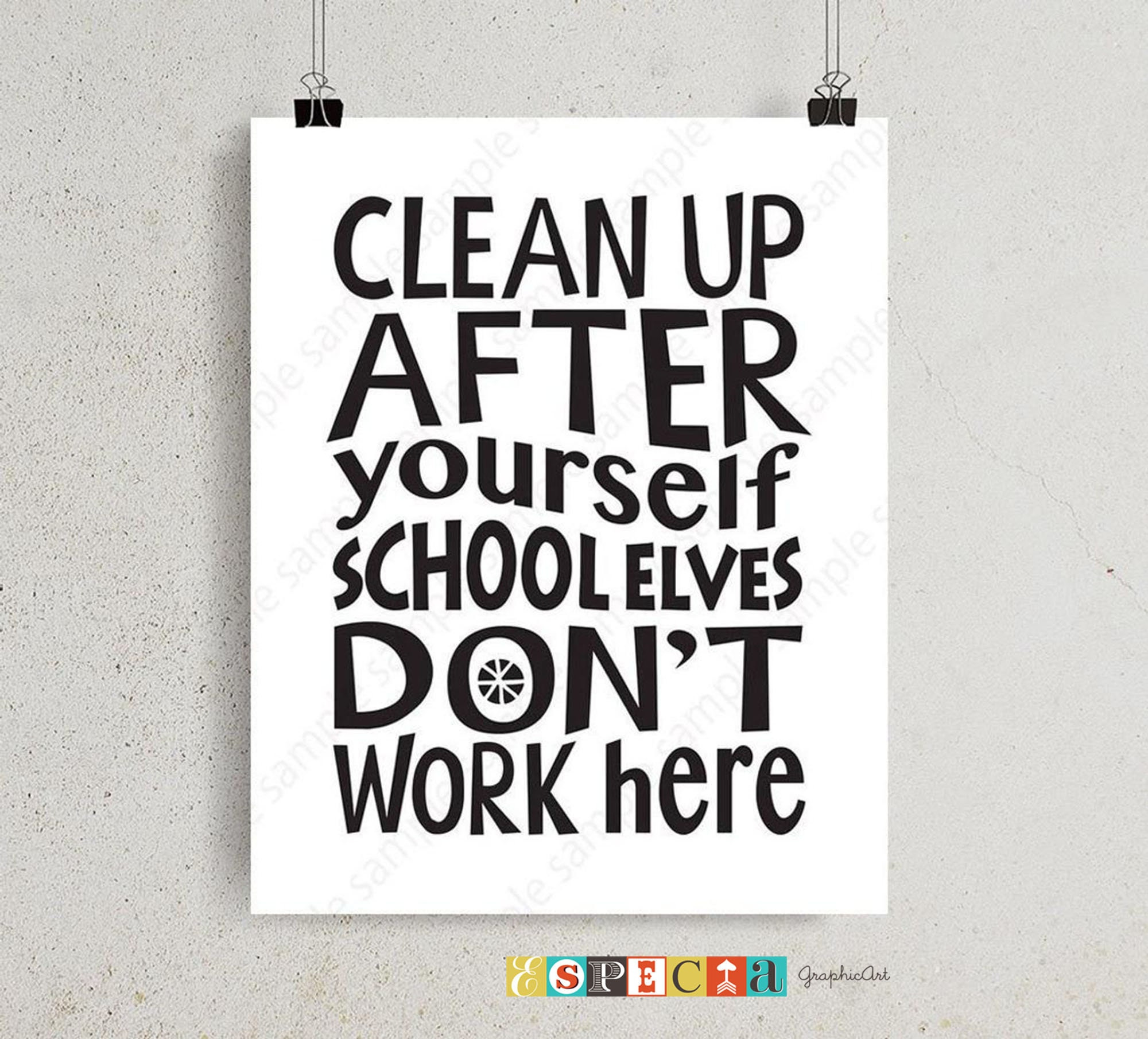 Printable Clean Up Reminder Poster: Perfect For Classroom Or pertaining to FREE Printable Clean Up After Yourself Signs