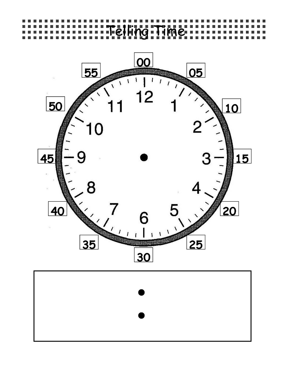 Printable Clock Face With Hands Free Printable Clock Face With intended for Free Printable Clock Face With Minutes