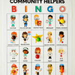 Printable Community Helpers Bingo From 30Daysblog inside Free Printable Community Helper Bingo