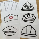 Printable Community Helpers Hats For Kids - Celebrating With Kids with FREE Printable Community Helper Hats Printable