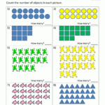 Printable Counting Worksheet - Counting Up To 50 in Free Printable Counting Objects Worksheets