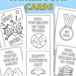 Printable Father'S Day Cards To Colour — Gathering Beauty inside FREE Printable Cards For Dad