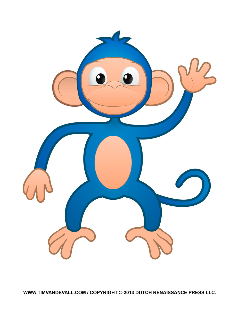 Printable Monkey Clipart, Coloring Pages, Cartoon &amp;amp; Crafts For Kids regarding Free Printable Cartoon Monkey Pictures