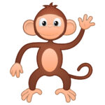Printable Monkey Clipart, Coloring Pages, Cartoon &amp; Crafts For Kids regarding Free Printable Cartoon Monkey Pictures