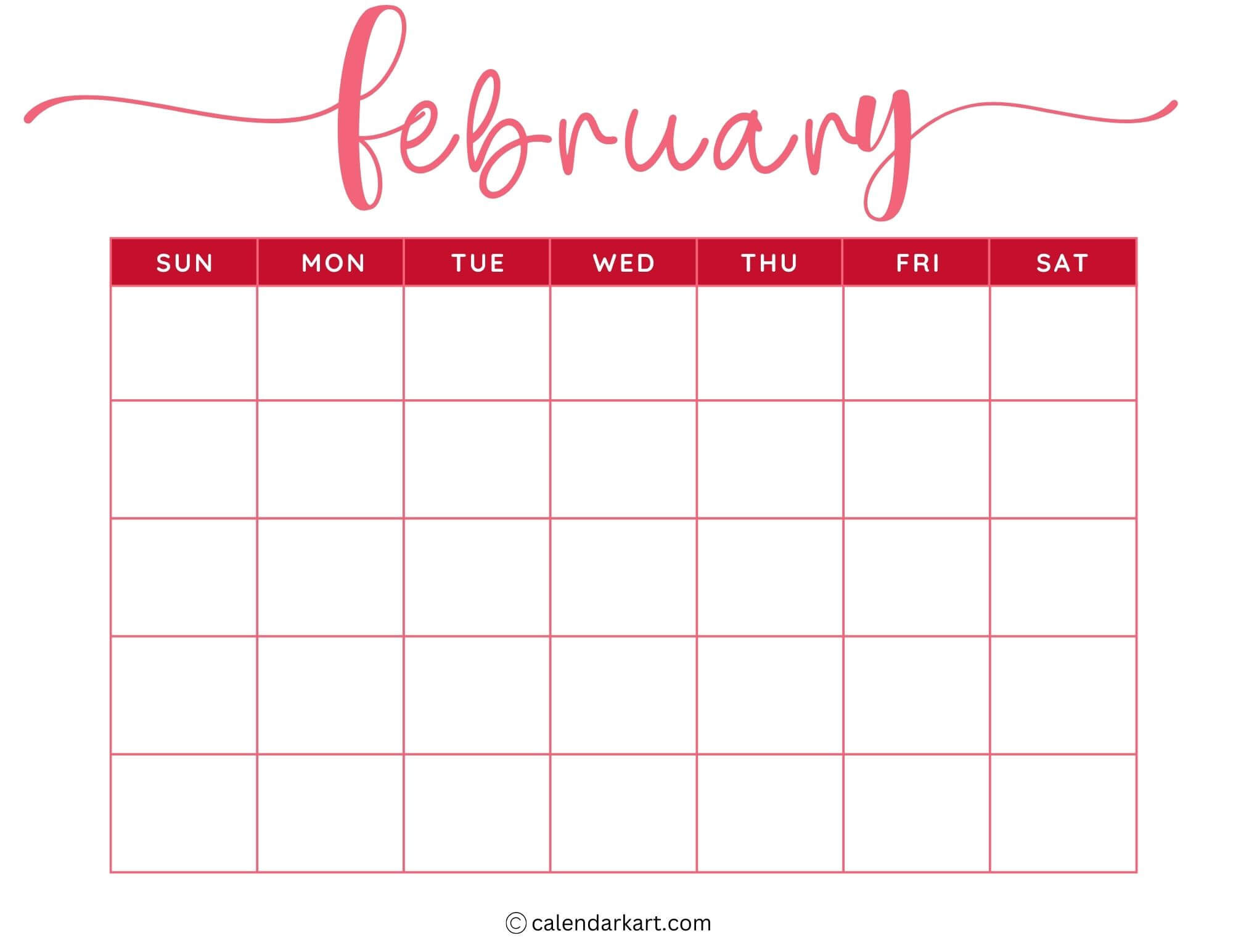 Printable Monthly, Weekly And Yearly Blank Calendar Templates intended for FREE Printable Calendar That I Can Type On