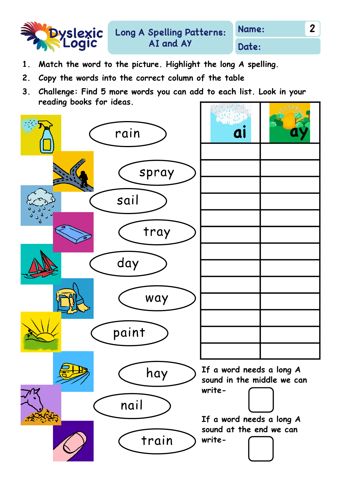 Printable Phonics Support Resources — Dyslexic Logic in FREE Printable Comprehension Worksheets Ks2