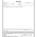 Prop-003 Form - Fill Online, Printable, Fillable, Blank - Pdffiller inside Free Printable Contractor Proposal Forms