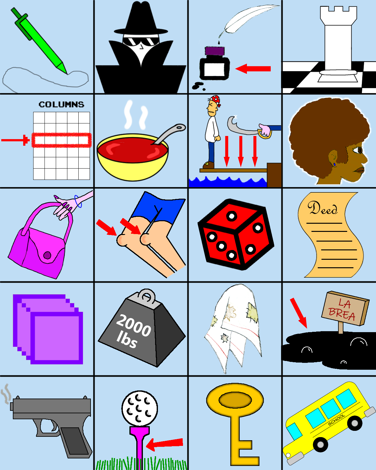 Redhead64&amp;#039;S Obscure Puzzle Blog!: Newvember! Puzzle #203: Rebus Buster in Free Printable Concentration Classic Concentration Puzzles