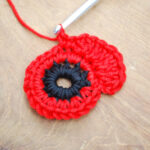 Remembrance Poppy Crochet Project | Emma Leith throughout FREE Printable Crochet Poppy Pattern