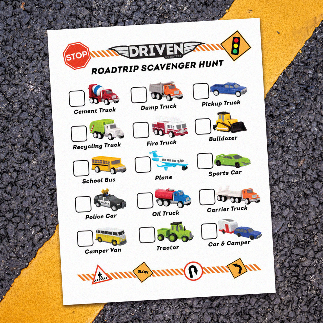 Road Trip Games For Kids + Printable Scavenger Hunt! ️‍ | Driven regarding Free Printable Car Scavenger Hunt
