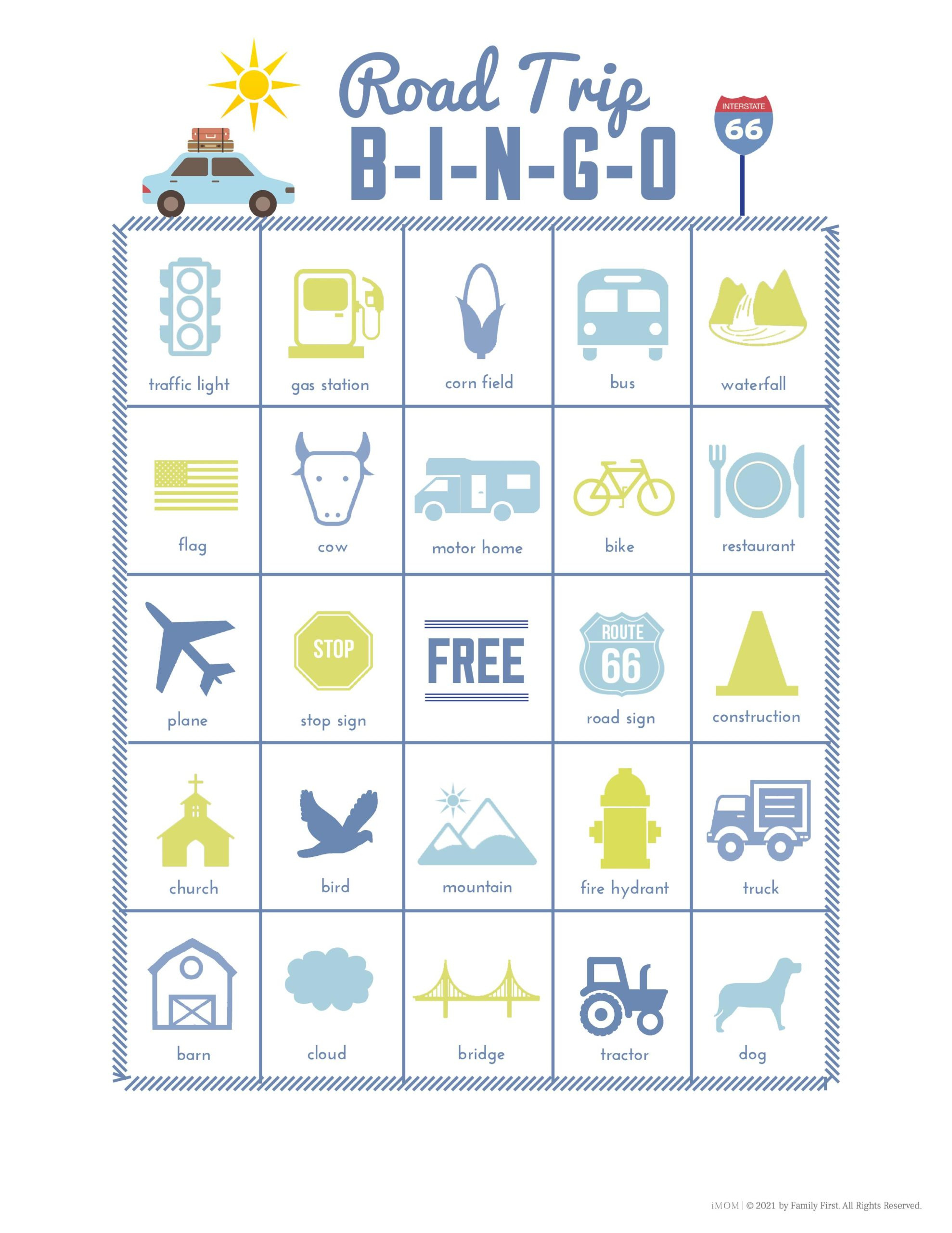 Road Trip Games For Summer - Imom pertaining to FREE Printable Car Ride Games