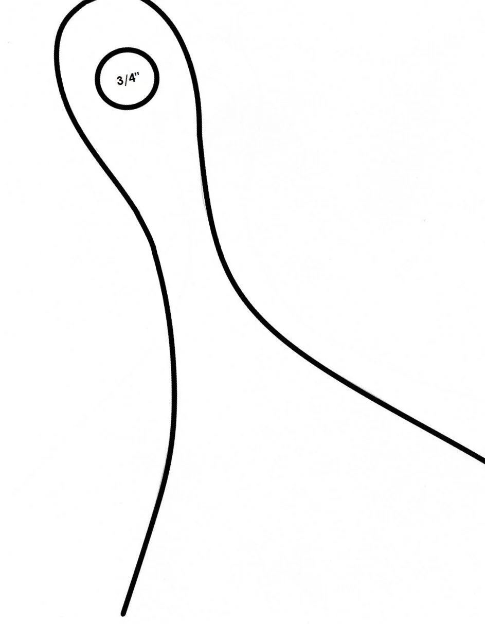 Router Templates Charcuterie Board Handle Template Printable throughout FREE Printable Charcuterie Board Handle Template