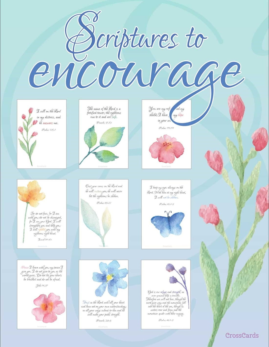 Scripture To Encourage You - Free Printable Printable - Download Free pertaining to Free Printable Christian Encouragement Cards