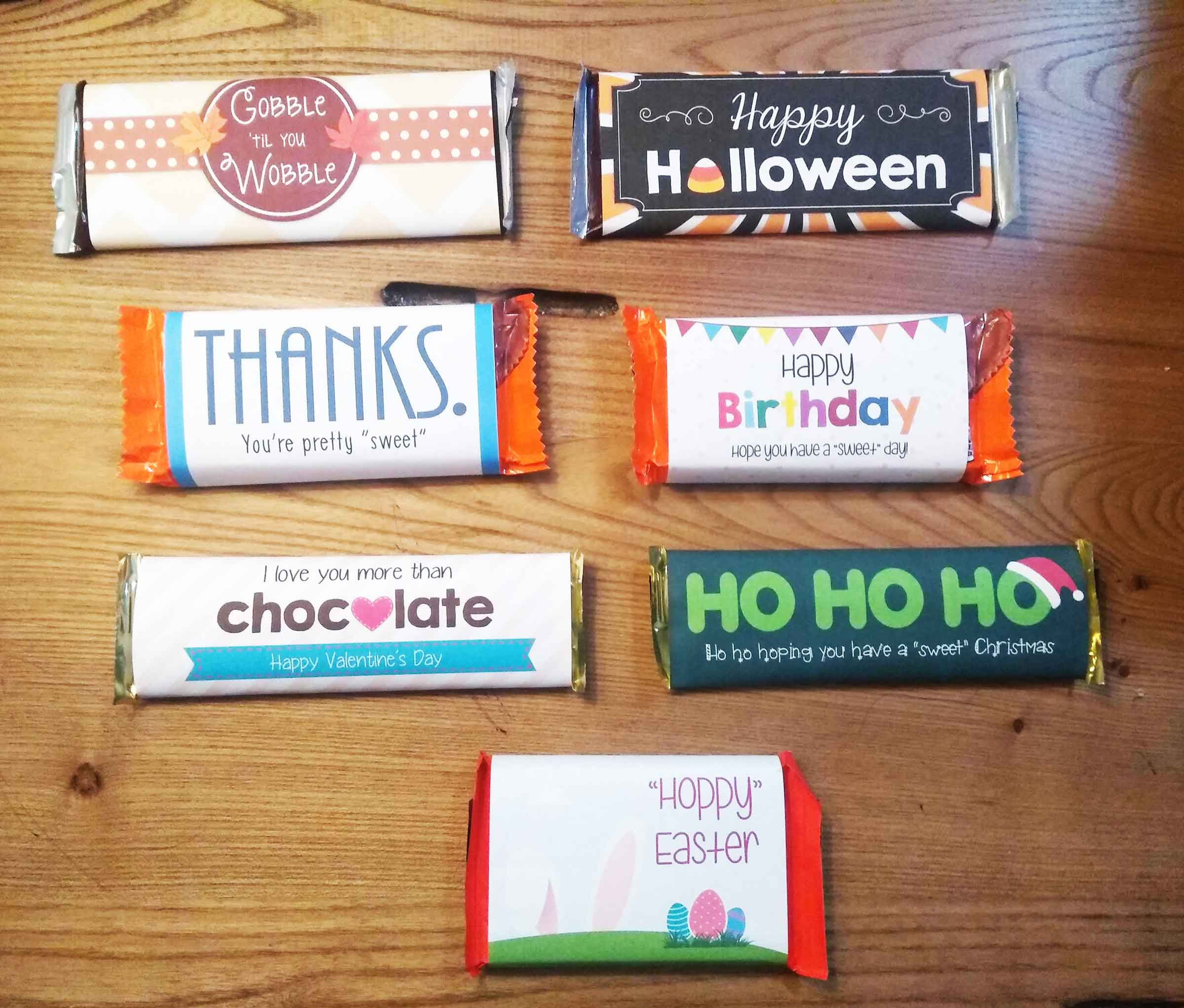 Seven Free Printable Candy Bar Wrappers For Every Occasion - My in FREE Printable Candy Wrappers Template