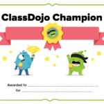 Student Certificates | Classdojo for Free Printable Class Dojo Certificates