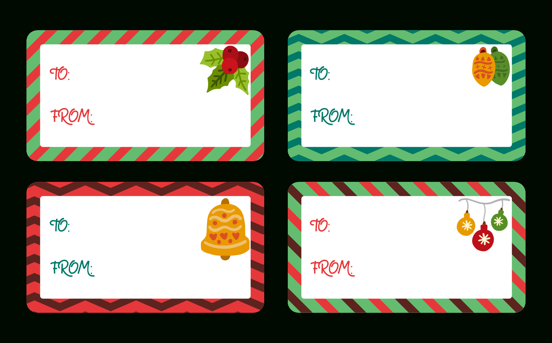 Tags Editable Free Printable Gift Tag Templates For Word, Free inside Free Printable Christmas Label Templates