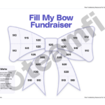 Teamfi Blog | Free Fill My Bow Cheer Fundraiser Template inside FREE Printable Cheer Bow Template