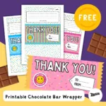 Thank You "You Are Awesome!" Printable Chocolate Bar Wrapper intended for FREE Printable Candy Bar Wrappers For Teachers