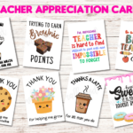 The Best Teacher Thank You Cards (21 Free Printables) - Cassie pertaining to FREE Printable Cards For Teacher Appreciation Week