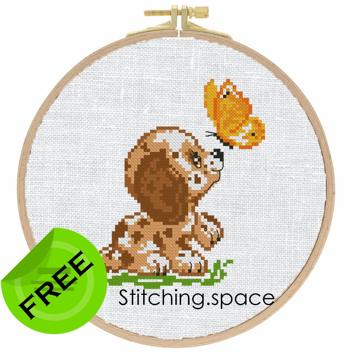 The Free Printable Small And Easy Cross-Stitch Pattern With Pretty with regard to FREE Printable Cross Stitch Patterns For Beginners