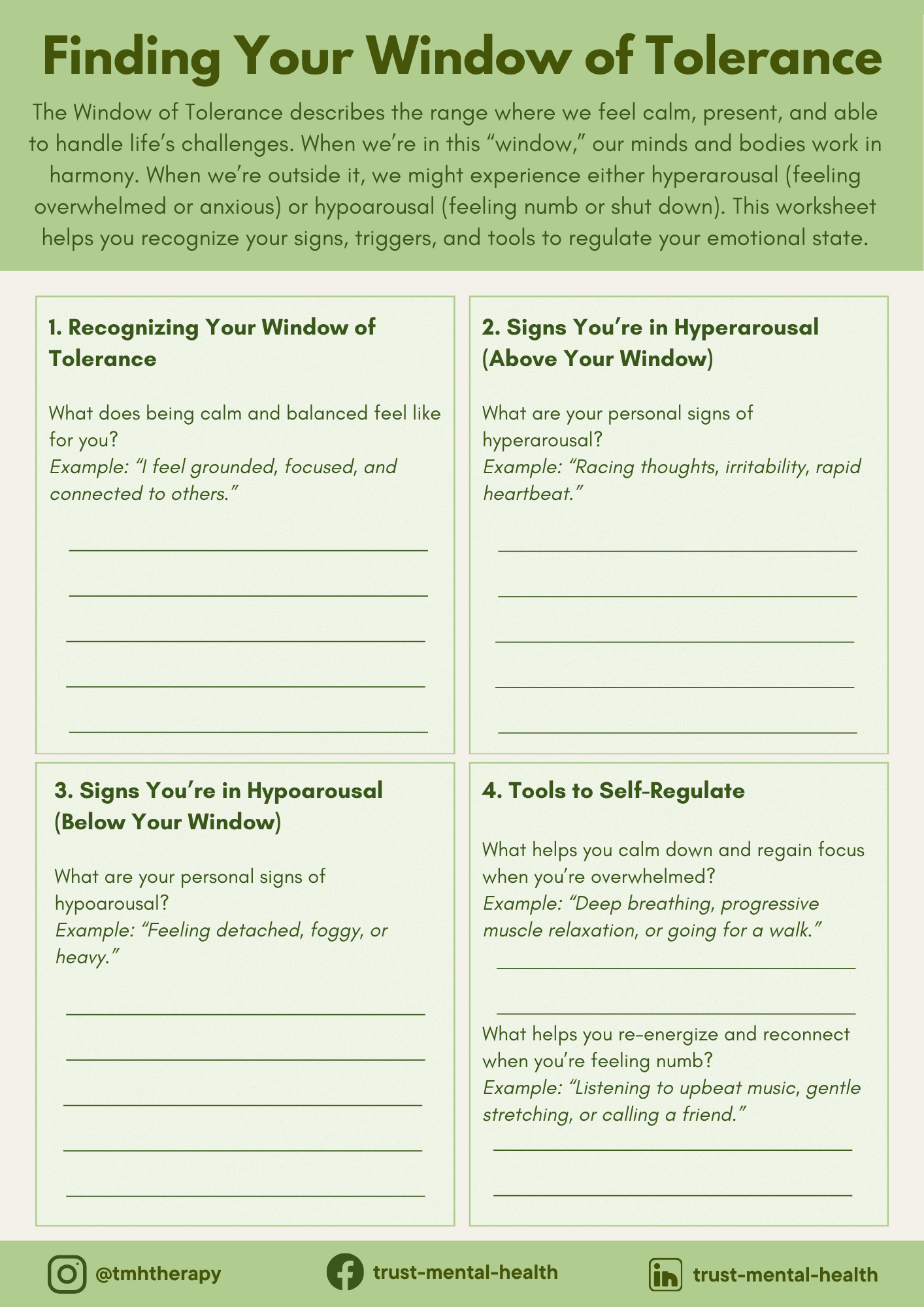 Therapy Worksheets | Cbt Worksheets | Trust Mental Health in FREE Printable Cbt Worksheets For Adults