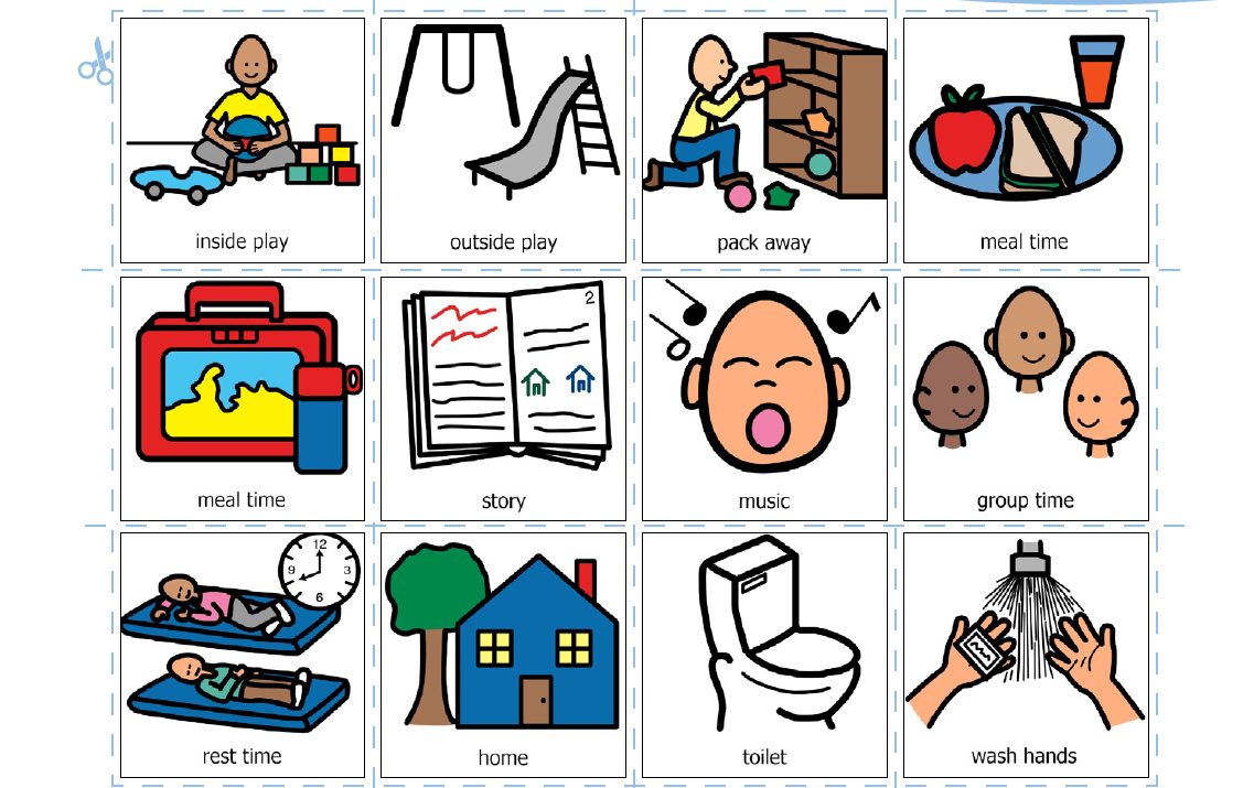 Top 5 Visuals - Visual Schedule - Autism Queensland – Resource Hub for FREE Printable Classroom Visuals For Autism