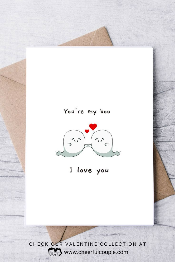 Valentine Card For Boyfriend - You&amp;#039;Re My Boo Free Printables intended for Free Printable Cards For Boyfriend