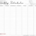 Weekly Planner Printable - 39 Cute Free Weekly Calendar Templates pertaining to FREE Printable Calendar with Time Slots