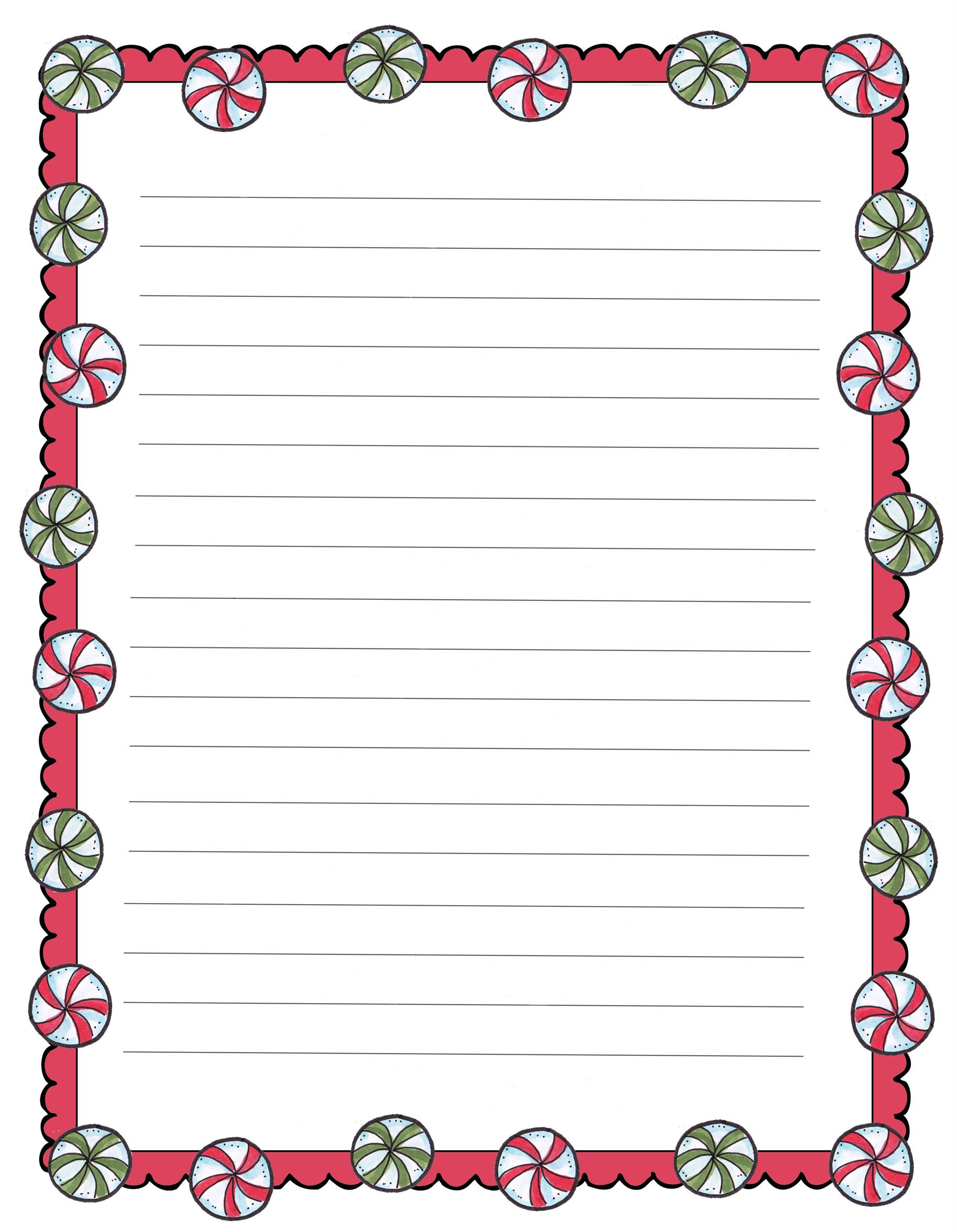 Xmas Stationery Printable - Printable Party Favors inside FREE Printable Christmas Letterhead Paper